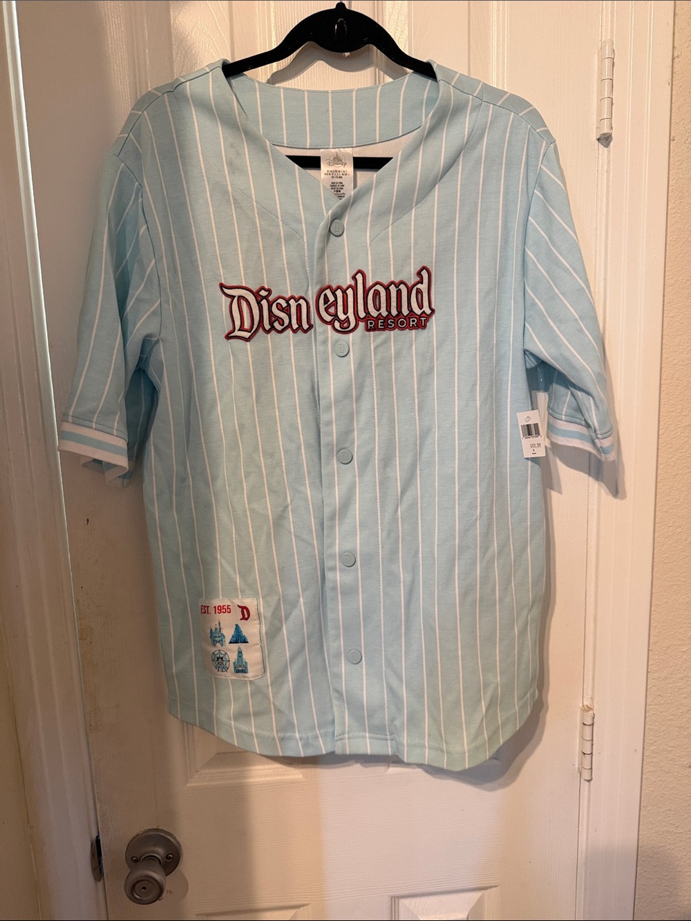 Blue Disneyland Baseball Jersey